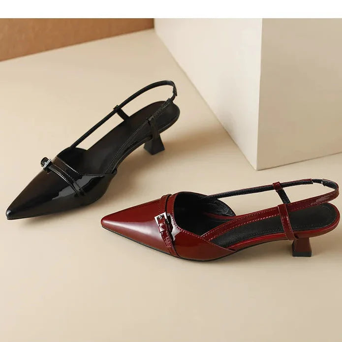 Damskie Eleganckie Obcasy Slingback | Eleganckie