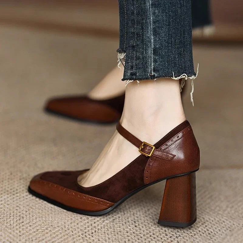 Damskie Obcasy Mary Jane | Vintage