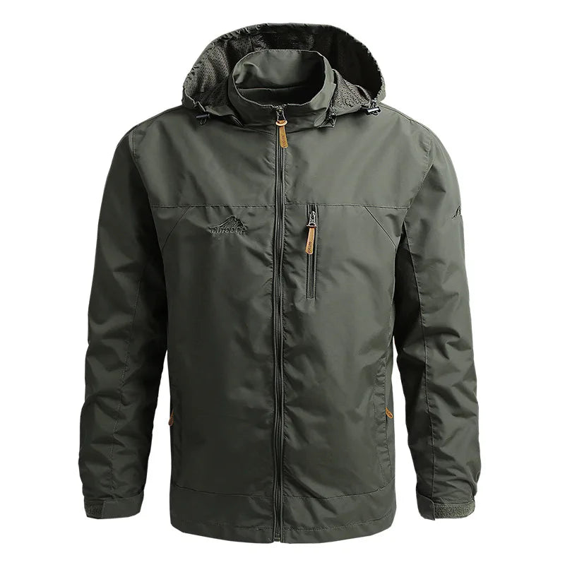 Męska Kurtka Softshell Przeciwdeszczowa | Z Kapturem