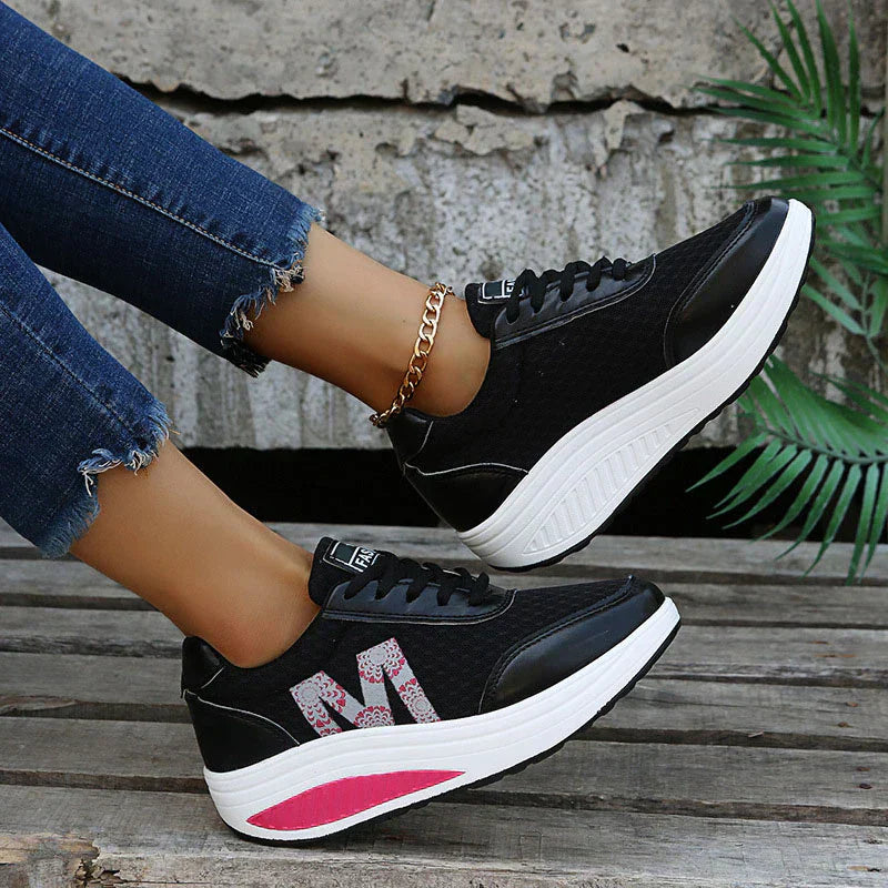 Damskie Ortopedyczne Sneakersy Platformowe | Codzienne