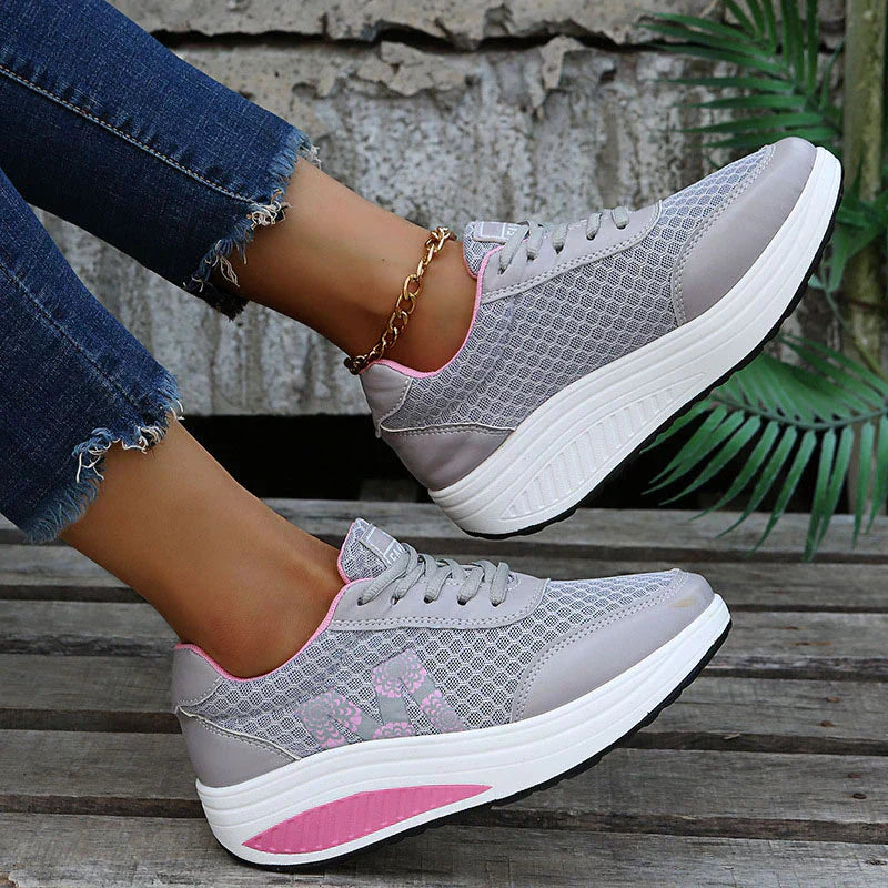 Damskie Ortopedyczne Sneakersy Platformowe | Codzienne