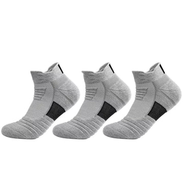 3 pairs – short gray