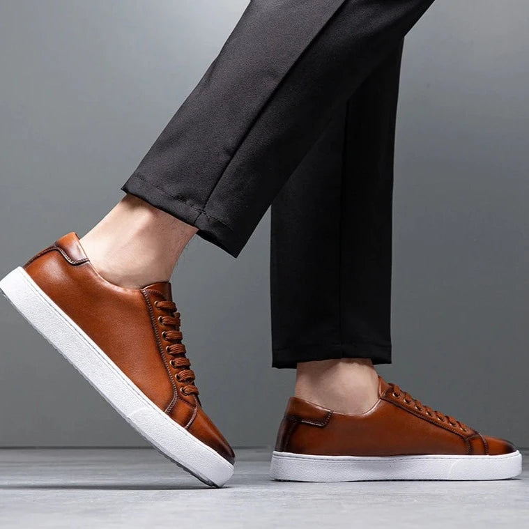Męskie Sneakersy z Sznurowadłami | Niskie