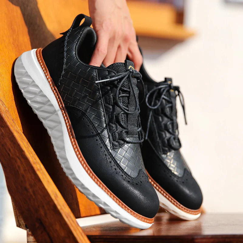 Men's Textured Shoes | Lace-Up