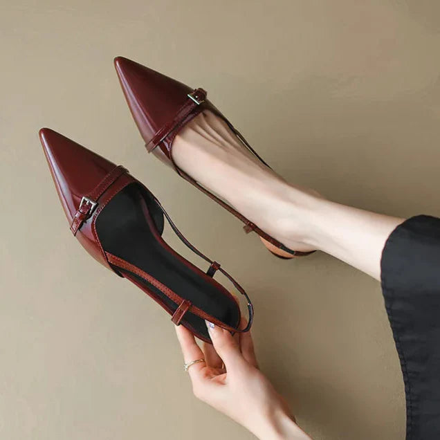 Damskie Eleganckie Obcasy Slingback | Eleganckie