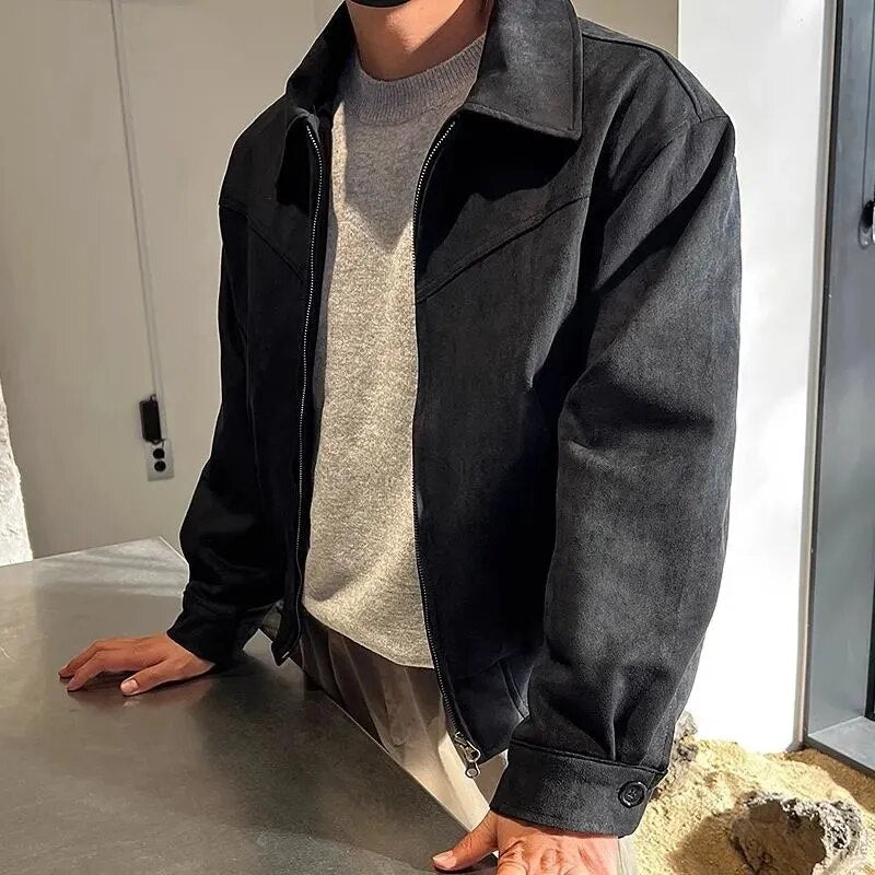 Męska Kurtka Bomber Krótka | Styl Vintage