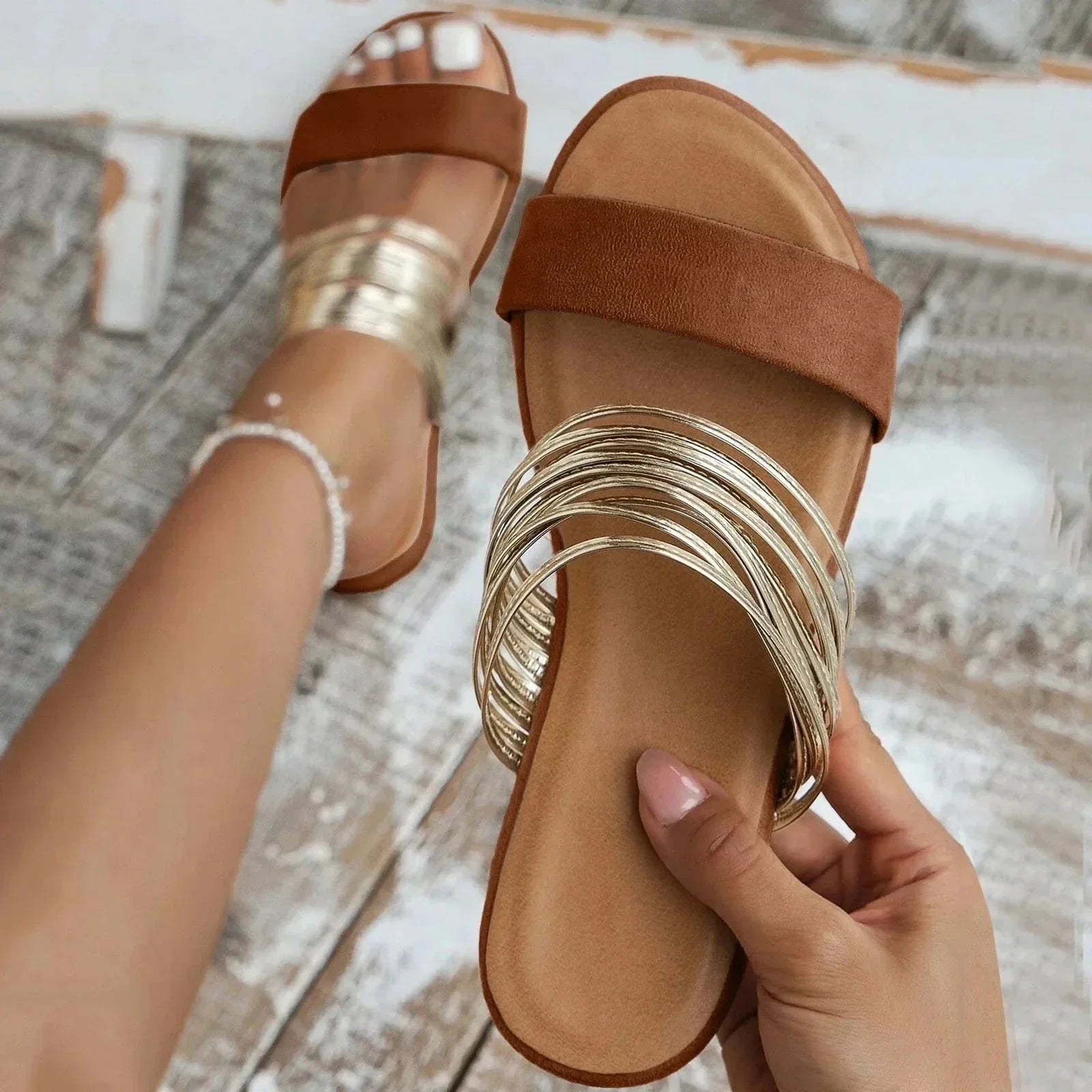 Women's Slides | Open Toe