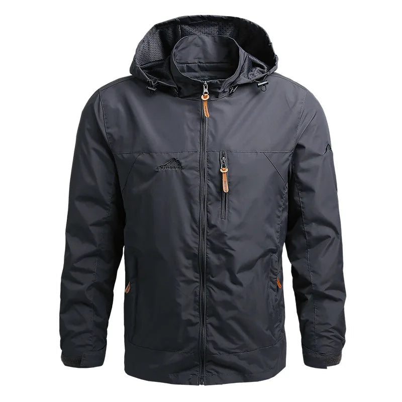Męska Kurtka Softshell Przeciwdeszczowa | Z Kapturem