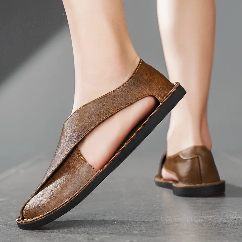 Men's Open-Toe Sandals | Slip-On