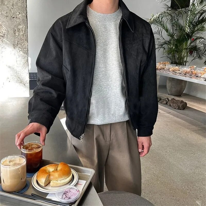 Męska Kurtka Bomber Krótka | Styl Vintage