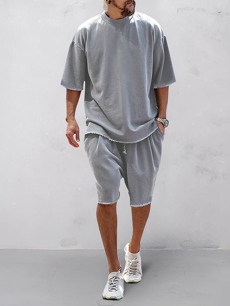 Męski Oversize Zestaw Dwuczęściowy | Swobodny Krój