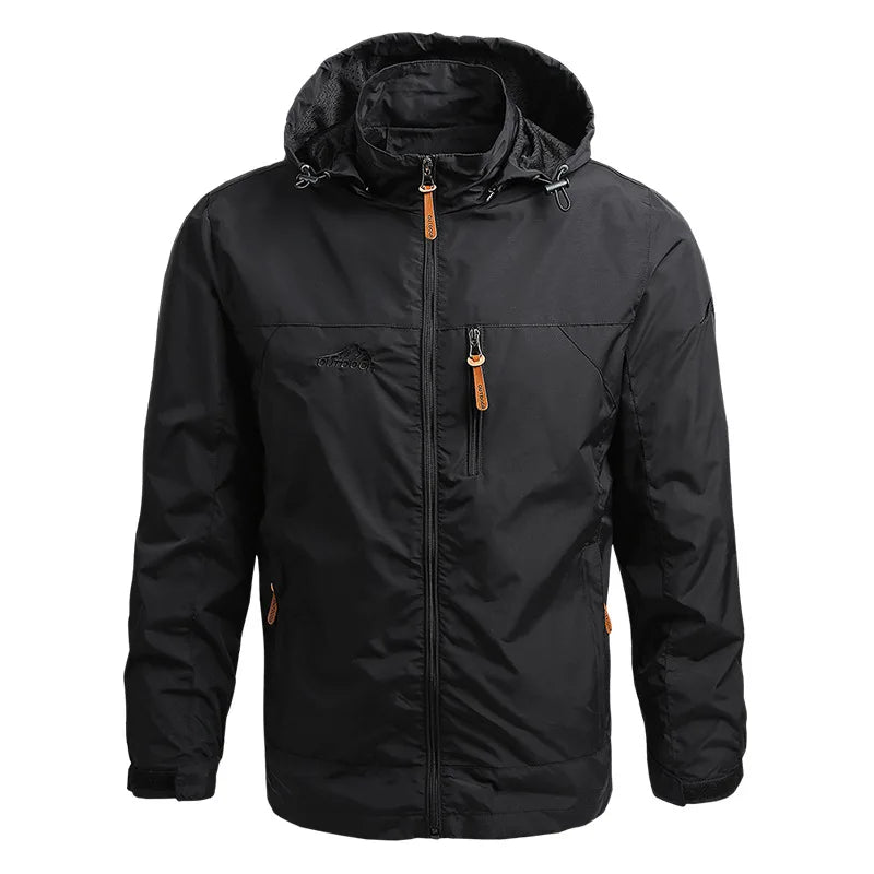 Męska Kurtka Softshell Przeciwdeszczowa | Z Kapturem