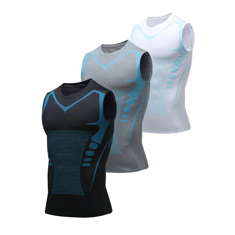 Męski Kompresyjny Tank Top | Oddychający