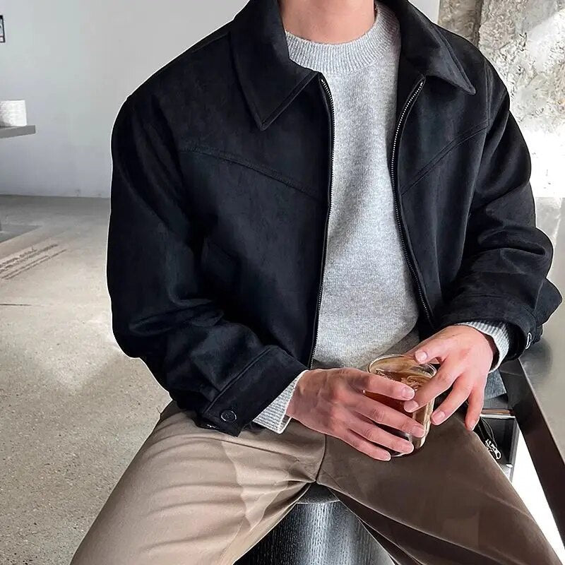 Męska Kurtka Bomber Krótka | Styl Vintage