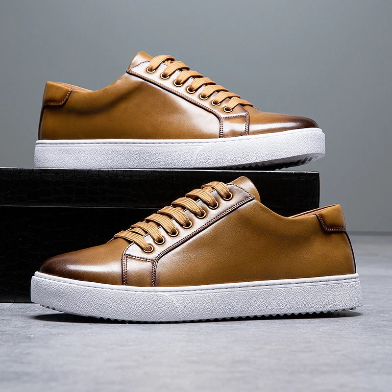 Męskie Sneakersy z Sznurowadłami | Niskie