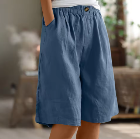 Dámské široké culotte šortky | Midi