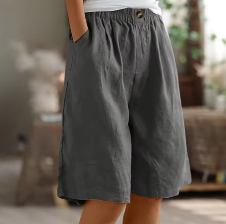 Dámské široké culotte šortky | Midi
