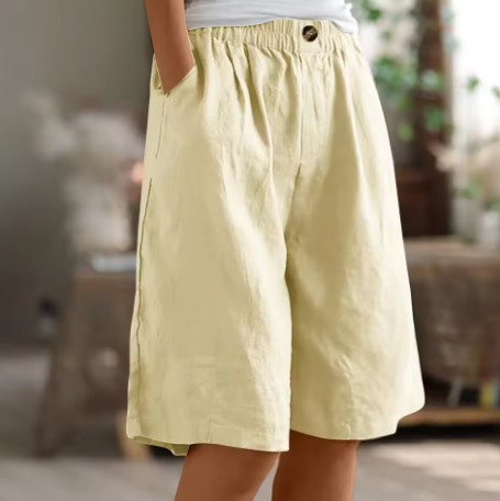 Dámské široké culotte šortky | Midi