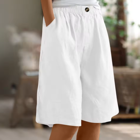Dámské široké culotte šortky | Midi