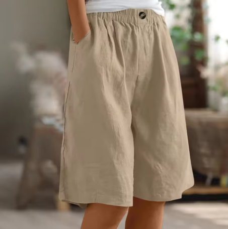 Dámské široké culotte šortky | Midi