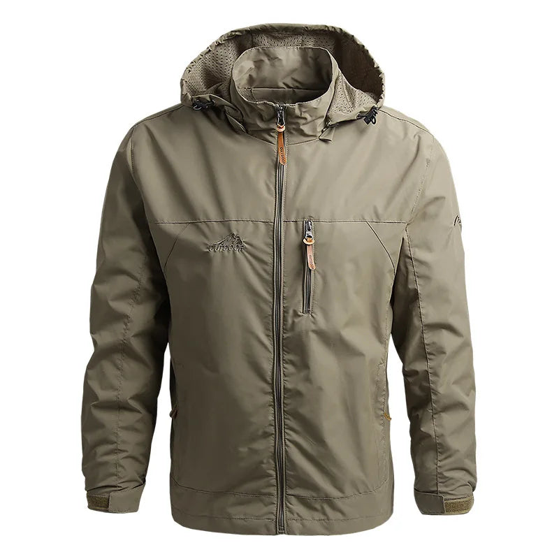 Męska Kurtka Softshell Przeciwdeszczowa | Z Kapturem
