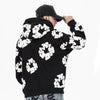 Unisex Bluza z Kwiatowym Wzorem | Luźny Krój