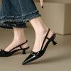Damskie Eleganckie Obcasy Slingback | Eleganckie