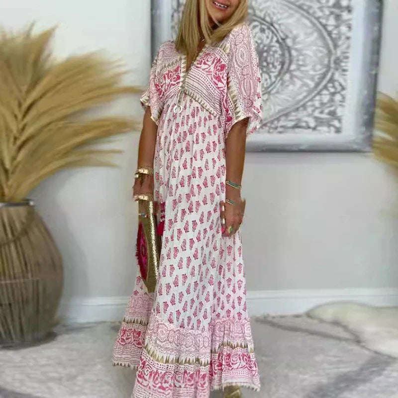 Damska Letnia Sukienka Boho | Maxi