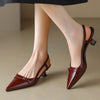 Damskie Eleganckie Obcasy Slingback | Eleganckie