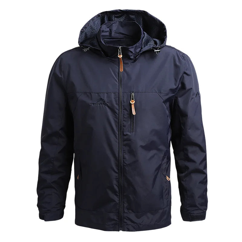 Męska Kurtka Softshell Przeciwdeszczowa | Z Kapturem