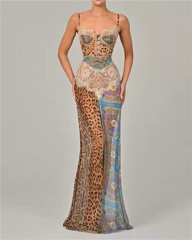 Women's Lace Evening Dress | Maxi