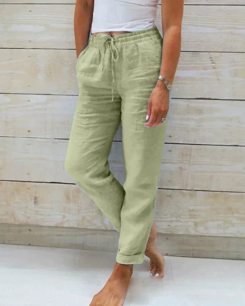 Damskie Spodnie Jogger Relaxed | Na Sznurku