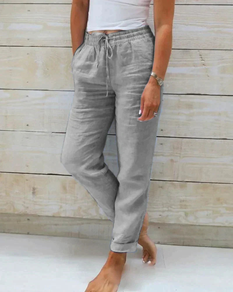 Damskie Spodnie Jogger Relaxed | Na Sznurku