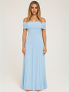 Dámské šaty na svatbu s odhalenými rameny | Maxi