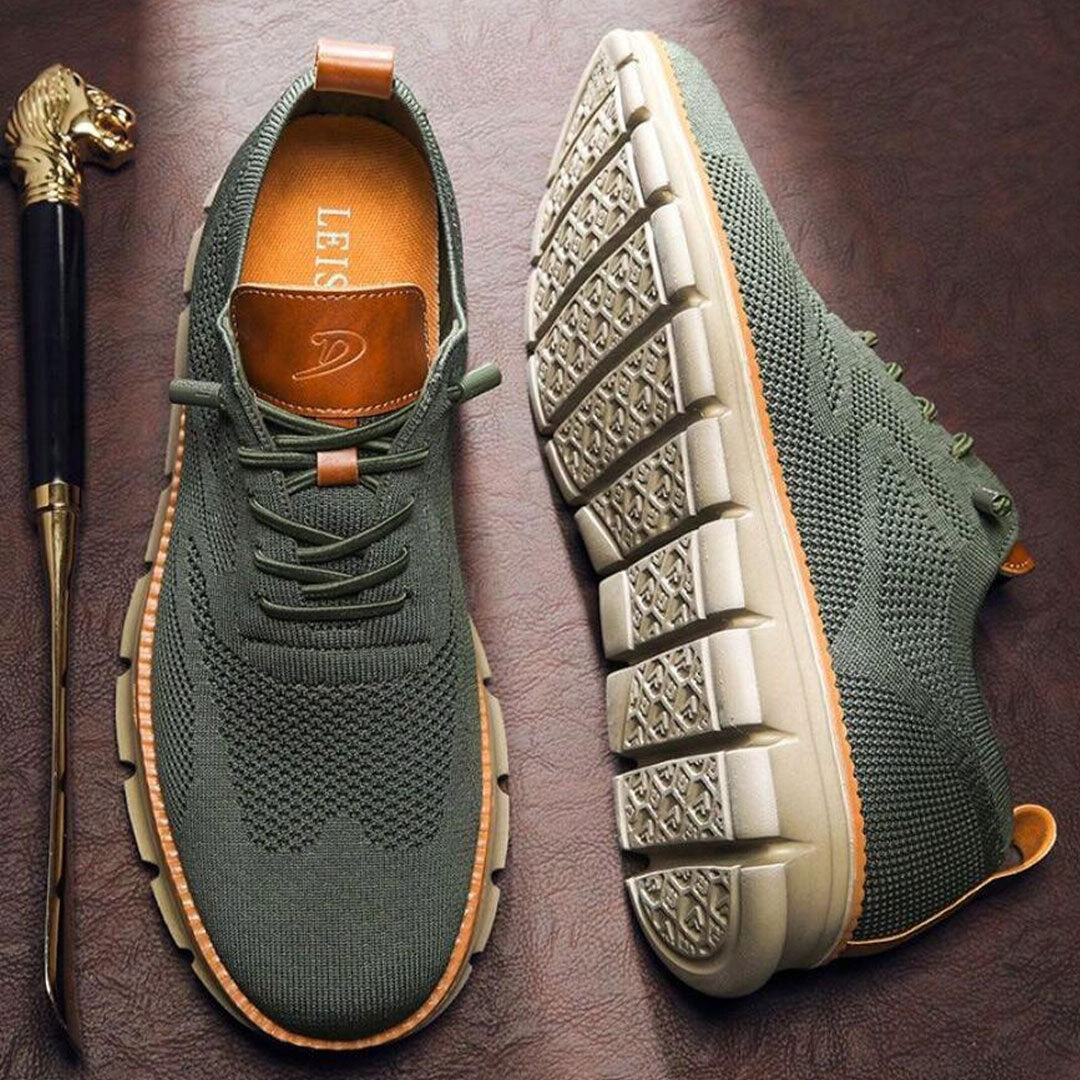 Męskie Oddychające Sneakersy Oxford | Lekkie