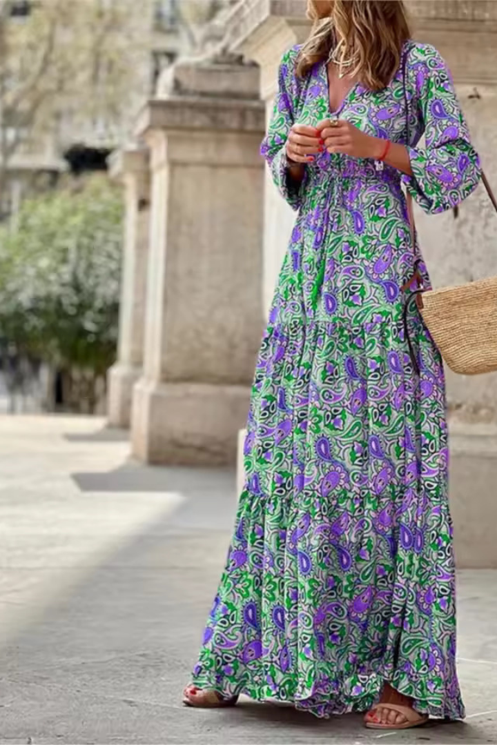 Dámské boho letní šaty | Maxi