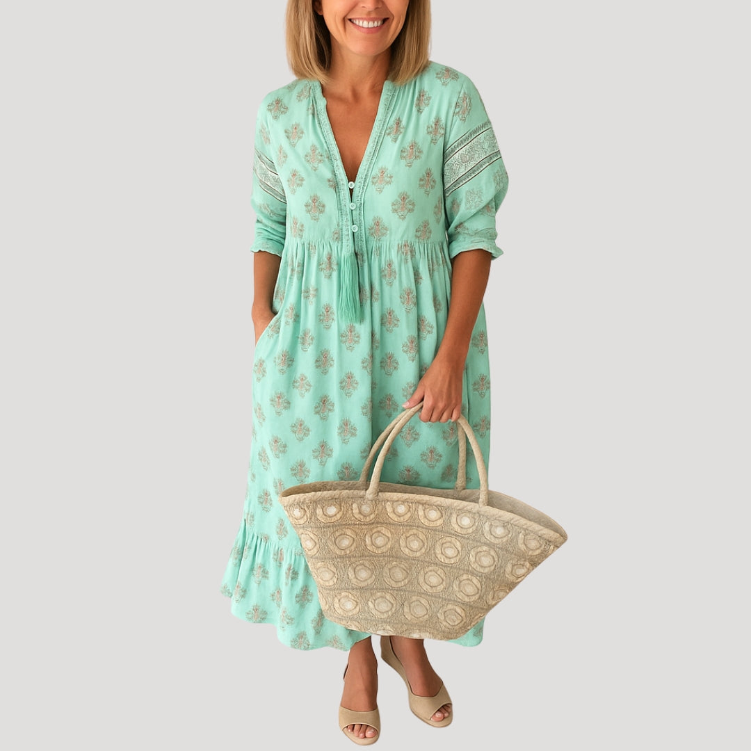 Damska Sukienka Letnia Boho | Midi
