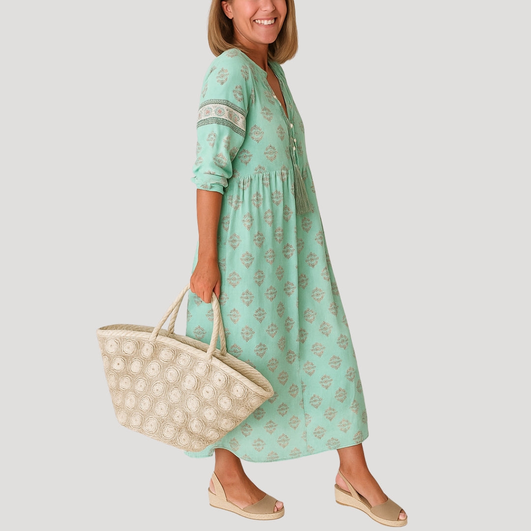 Damska Sukienka Letnia Boho | Midi