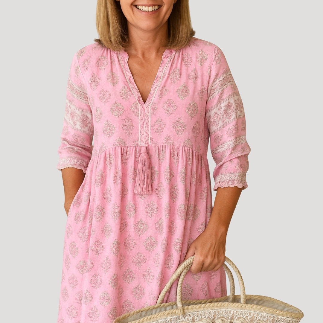Damska Sukienka Letnia Boho | Midi