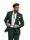 Męski garnitur slim fit | 2-częściowy