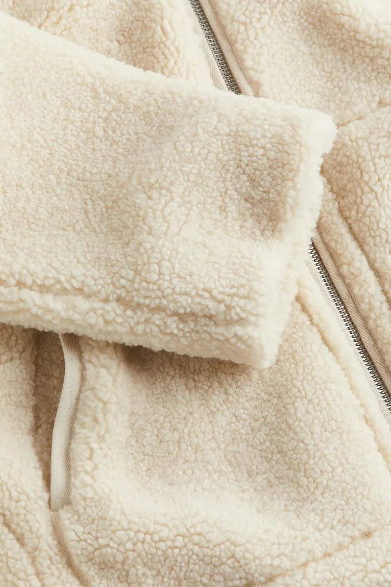 Damska Kurtka Teddy na Zamek | Casualowa Odzież Zimowa