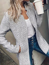 Damska Długi Płaszcz Teddy | Elegancki Styl Zimowa