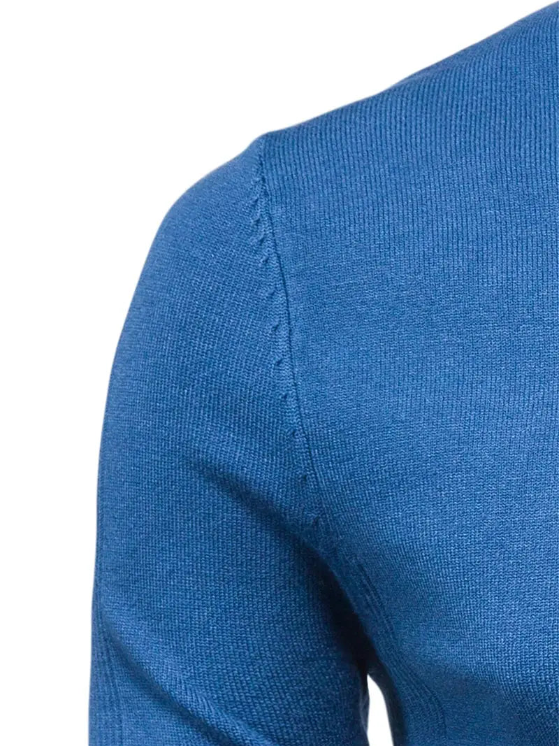 Męski Sweter z Golfem | Slim Fit