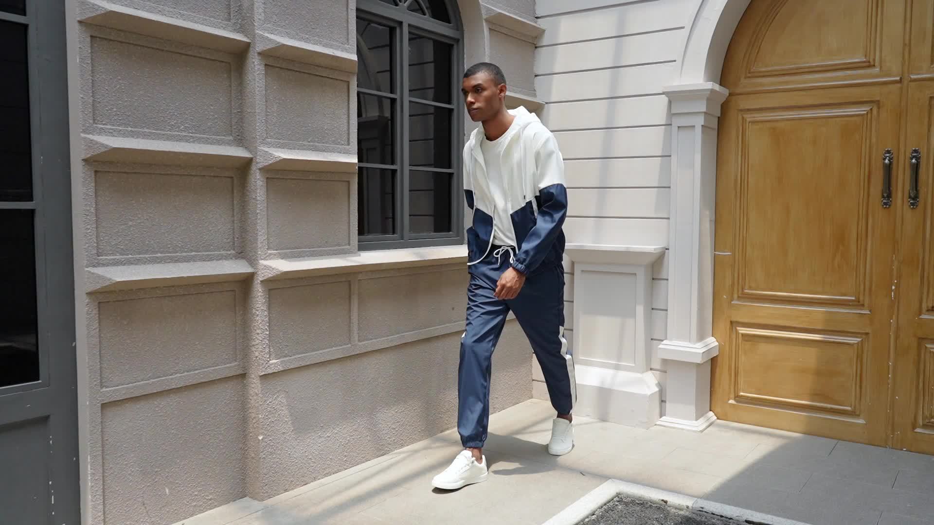 Męskie Zimowa Dres | Bluza Z Kapturem Na Zamek I Spodnie