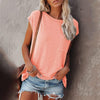 Damski T-shirt z Kieszenią | Krótki Rękaw
