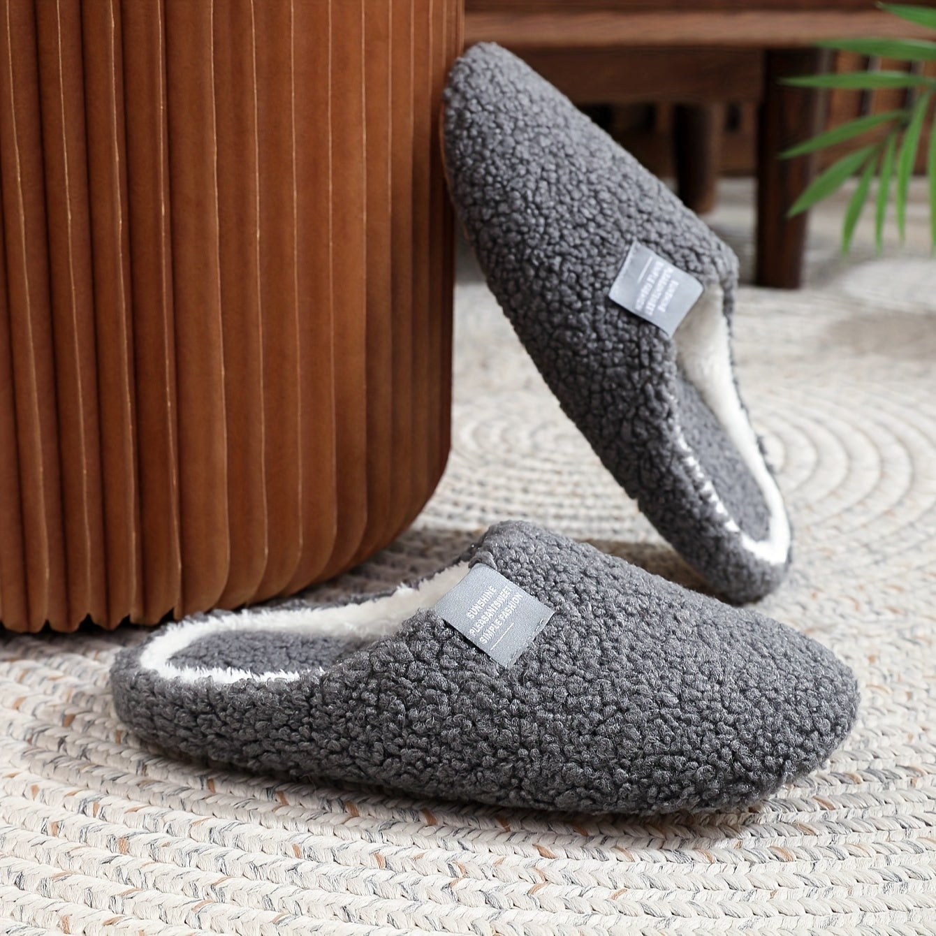 Unisexowe kapcie domowe | Kapcie na slip-on