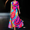 Damska Sukienka w Kwiaty | Maxi
