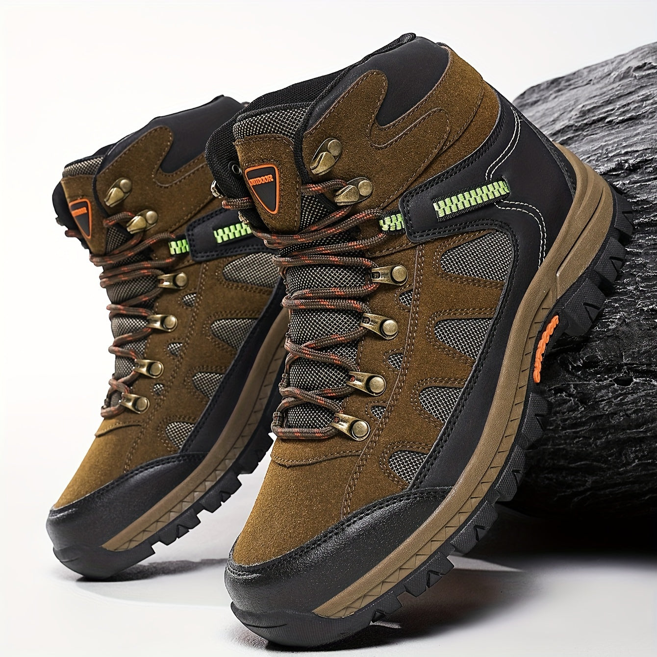 Męskie Wysokie Buty Trekkingowe | Wędrówki na Świeżym Powietrzu
