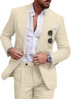Męski garnitur slim fit | 2-częściowy