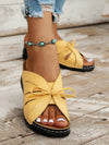 Kobiece Sandały Slip-On z Kokardą | Lato